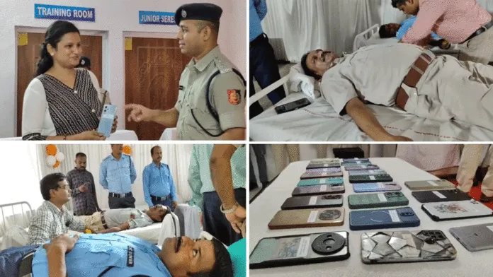 কাঁকসা থানার উদ্যোগে ফিরে পাওয়া ও রক্তদান শিবিরের আয়োজন