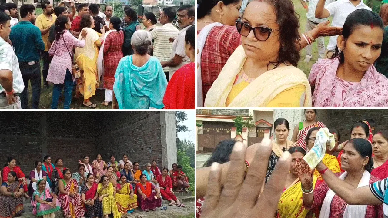 বিজেপি নেত্রীর বিরুদ্ধে জমি দখলের অভিযোগ, আসানসোলের হিরাপুরে তীব্র উত্তেজনা
