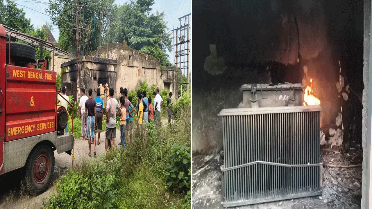 ইসিএল-এর ট্রান্সফরমারে ভয়াবহ আগুন, বিদ্যুৎহীন আসানসোল পুরনিগমের ৩ নম্বর ওয়ার্ডের বিস্তীর্ণ এলাকা