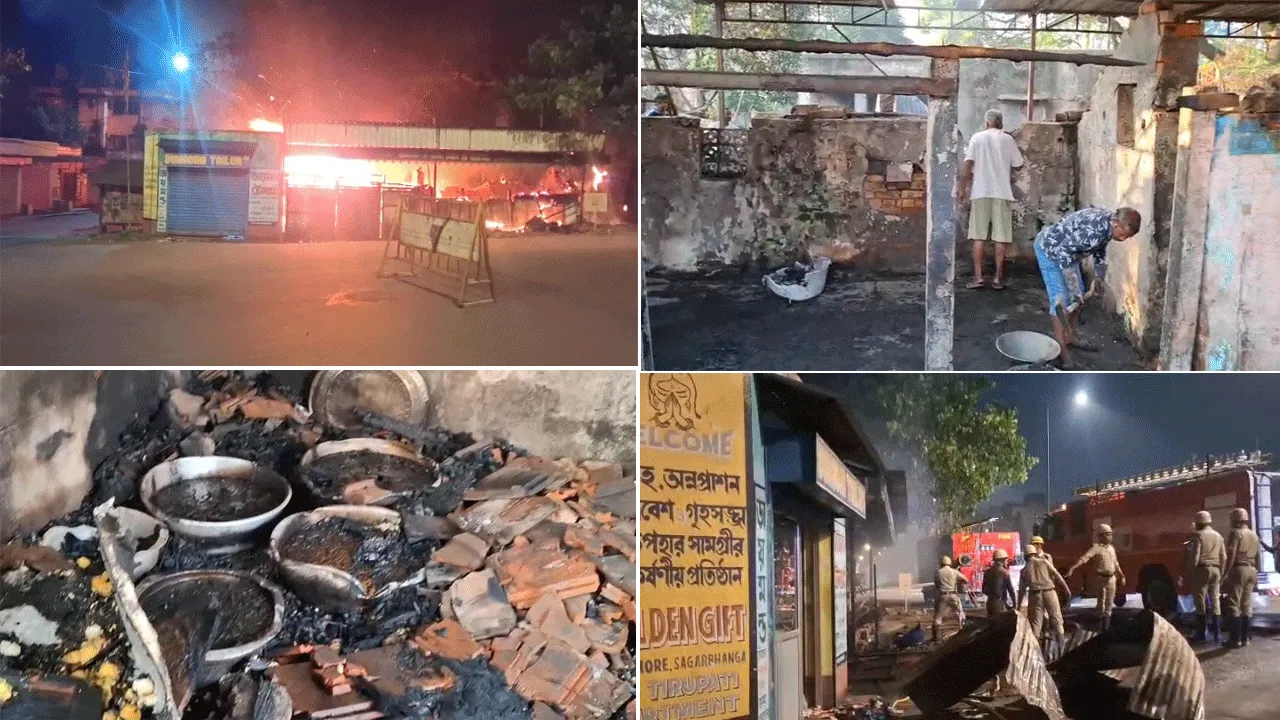 লক্ষ্মীপুজোর আগেই বিপর্যয়: দুর্গাপুরে আগুনে পুড়ে ছাই মিষ্টির দোকান, লক্ষাধিক টাকার ক্ষতি
