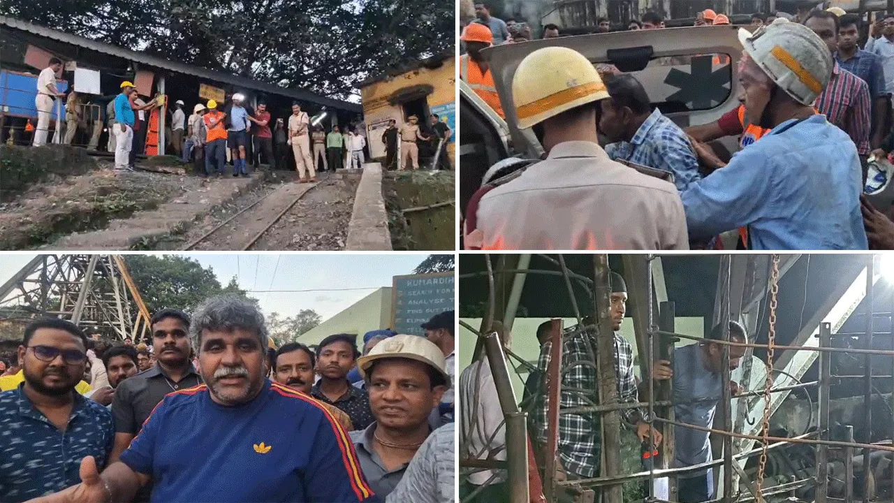 খনির ডুলিতে ১৩ ঘণ্টা আটকে ১২ শ্রমিক, দীর্ঘ উৎকণ্ঠার পর ভোরে নিরাপদে উদ্ধার