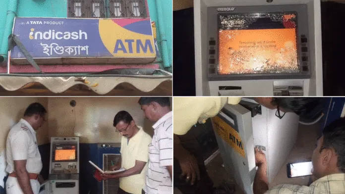 এটিএম ভেঙ্গে টাকা লুঠের চেষ্টা