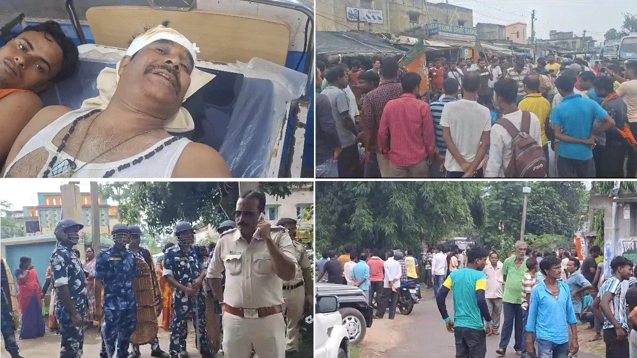 পঞ্চায়েতে বোর্ড গঠনকে কেন্দ্র করে বিজেপি তৃণমূল সংঘর্ষে উত্তপ্ত বাঁকুড়ার গ্রাম