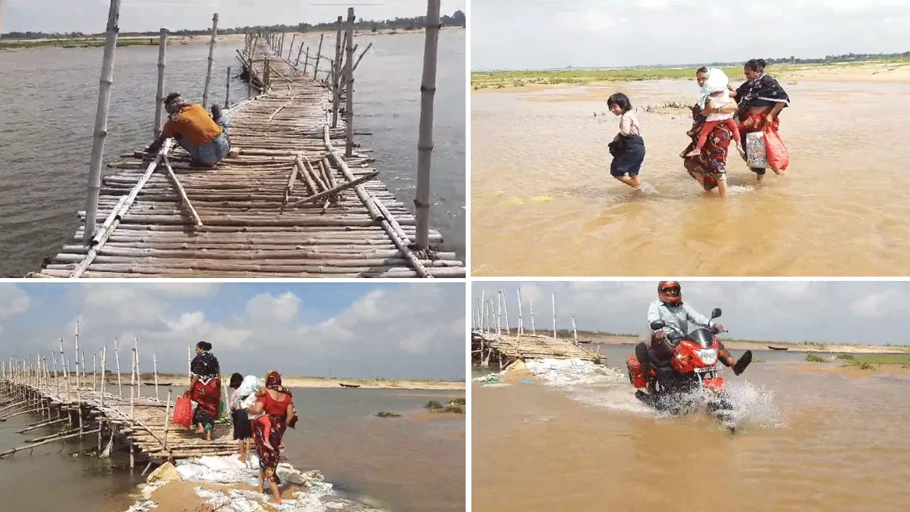  ঝুঁকির পারাপার, তবুও হুঁশ নেই প্রশাসনের