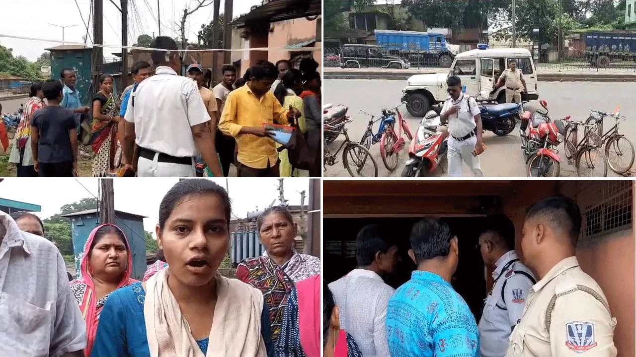 দুর্গাপুরে রেশনের সামগ্রী  চুরির অভিযোগে বিক্ষোভ গ্রাহকের