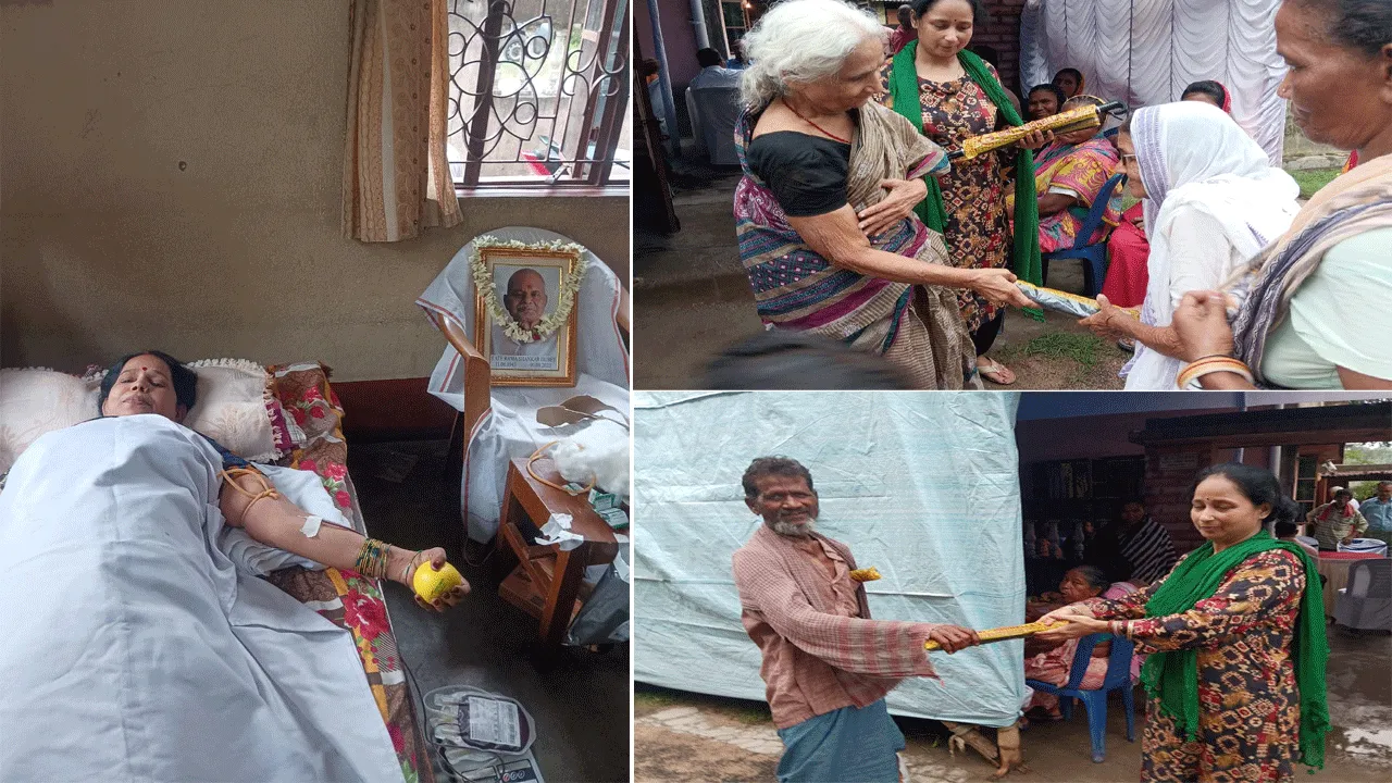 অভিনব উপায়ে দুর্গাপুরের প্রয়াত প্রবীণ সিপিএম নেতাকে শ্রদ্ধা জ্ঞাপন