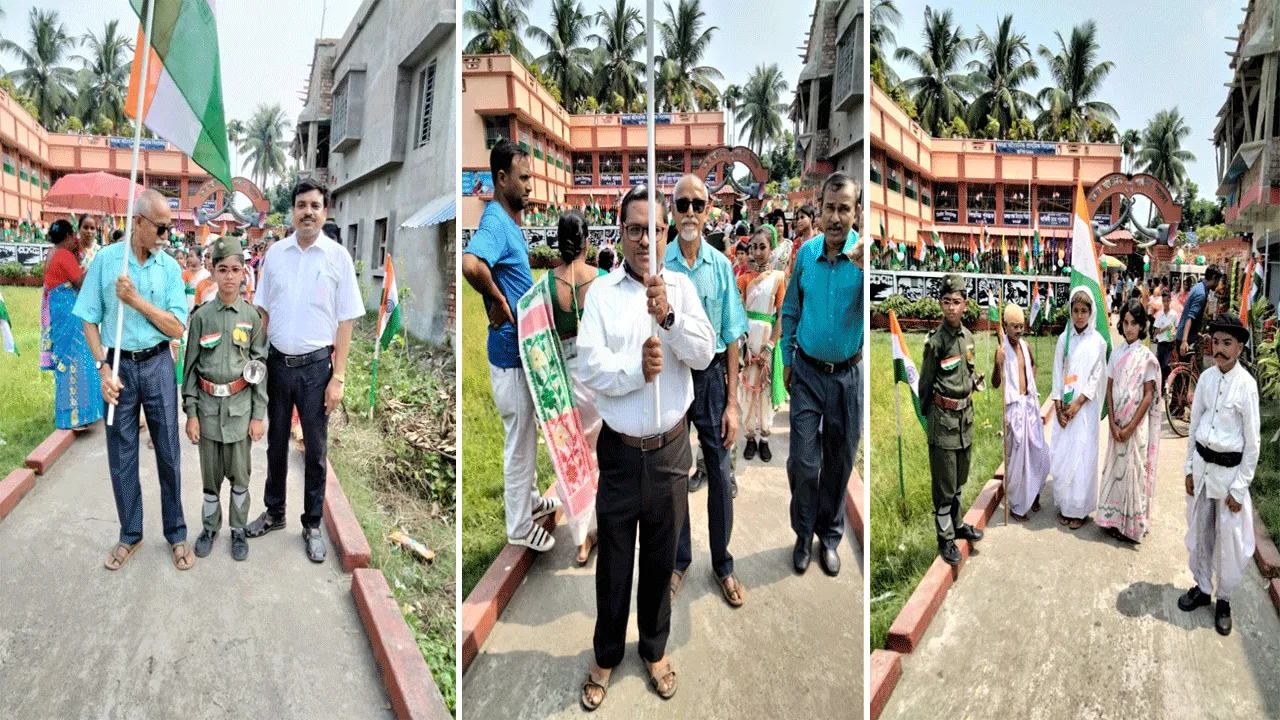 স্বাধীনতা দিবস পালন করল ফলতা অবৈতনিক প্রাথমিক বিদ্যালয়