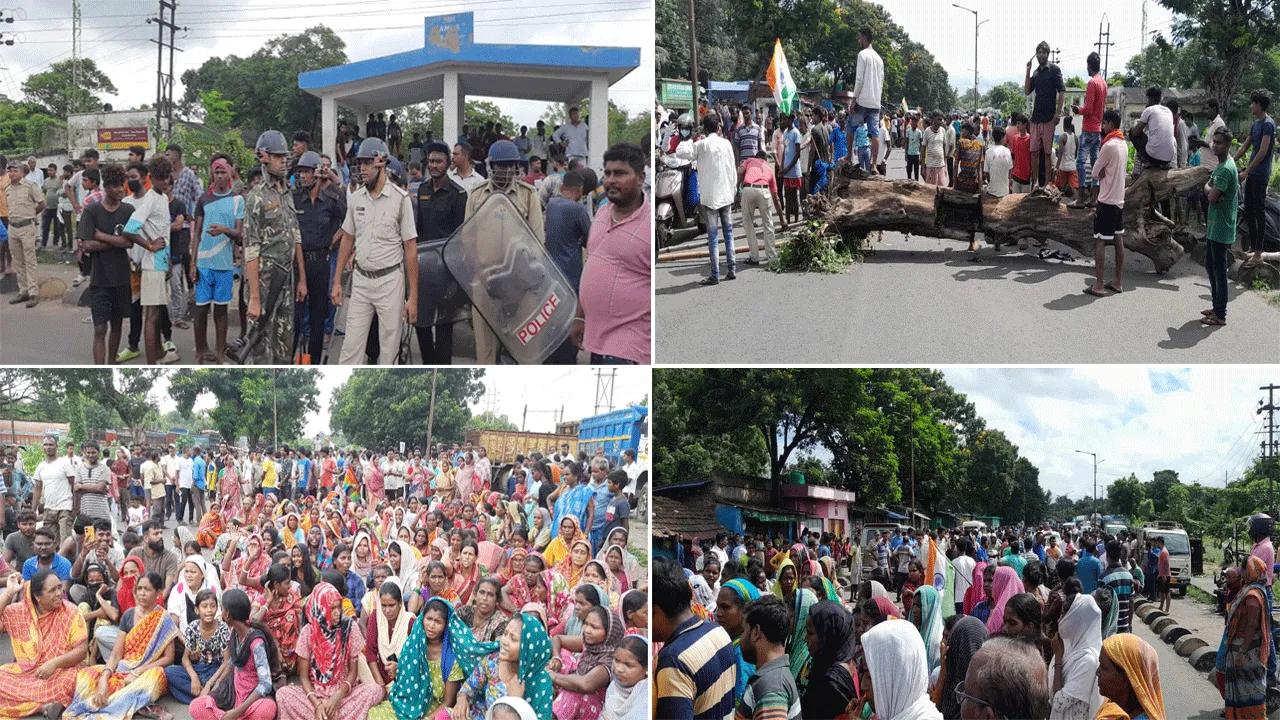 ডিএসপির উচ্ছেদ অভিযান ঘিরে রণক্ষেত্র দুর্গাপুরে