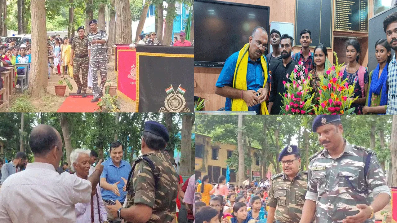 শিক্ষা দিয়ে বন্ধুকের দাপট থামিয়ে সফল সিআরপিএফ-এর ‘মিশন কামিয়াব’