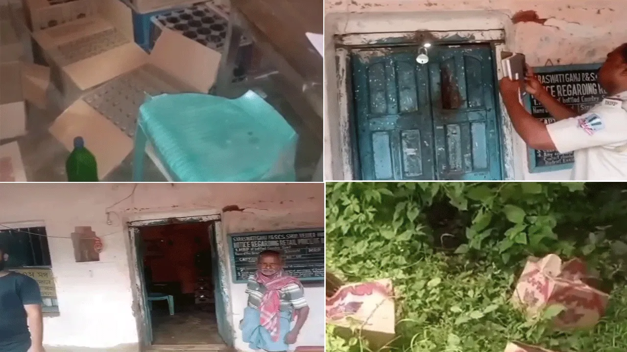কাঁকসায় মদের দোকানে চুরি, চাঞ্চল্য