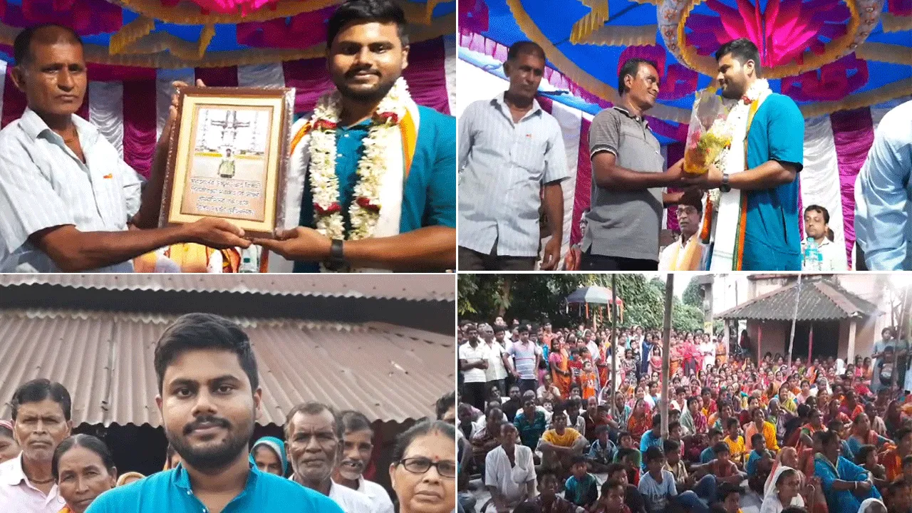 ইসরোর সফল উৎক্ষেপণের সঙ্গে যুক্ত বিজ্ঞানী গ্রামে ফিরতেই উৎসবের মেজাজ