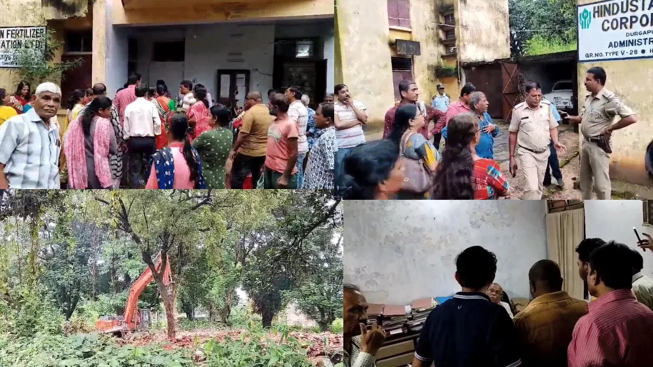 কাউকে কিছু না জানিয়ে চলছে টাউনশিপ ভাঙার কাজ, বিক্ষোভ