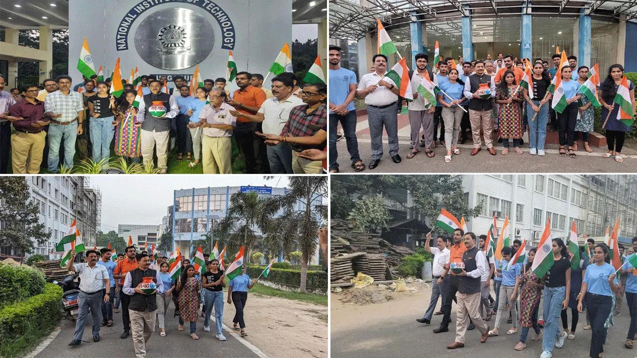 দুর্গাপুর এনআইটিতে ‘মেরি মাটি মেরা দেশ’ উদযাপন