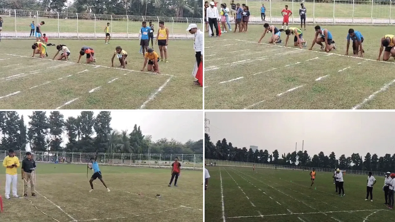 দুর্গাপুরে শুরু হল জেলার স্কুলগুলির অ্যাথলেটিক প্রতিযোগিতা