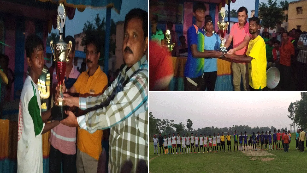গণপুরে অনুষ্ঠিত হলো একদিবসীয় সাব জুনিয়র ফুটবল প্রতিযোগিতা