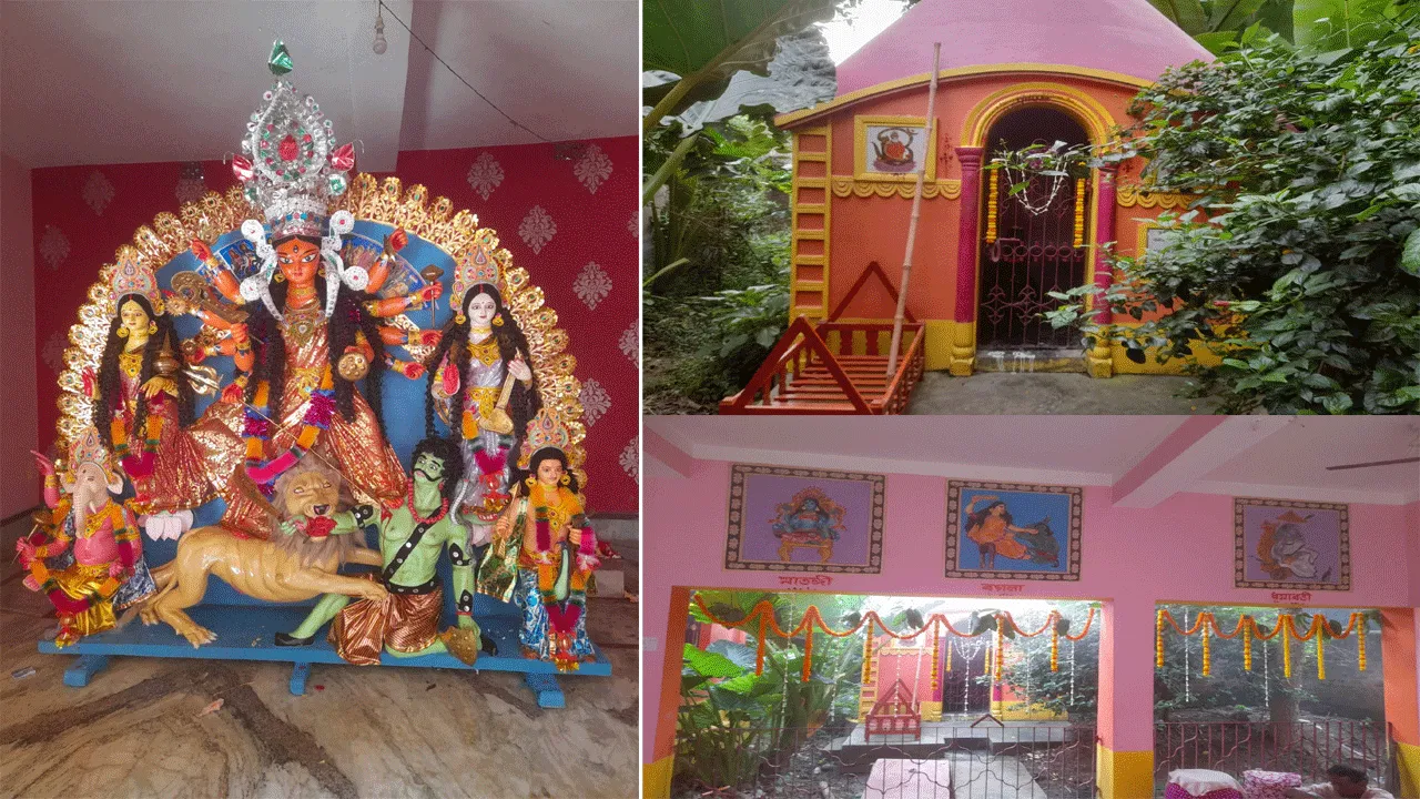 মঙ্গলকোটের কৃষ্ণপুরের দুর্গাপুজো – মিশে আছে গভীর বিশ্বাস