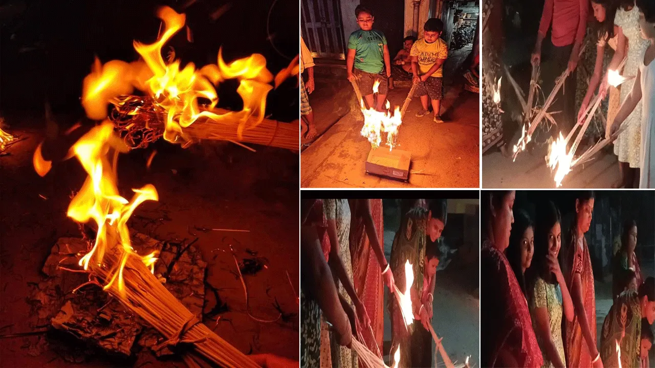 কালী পুজোয় বাঁকুড়া জেলা জুড়ে ‘ইঞ্জল পিঞ্জল’-এর ধুম