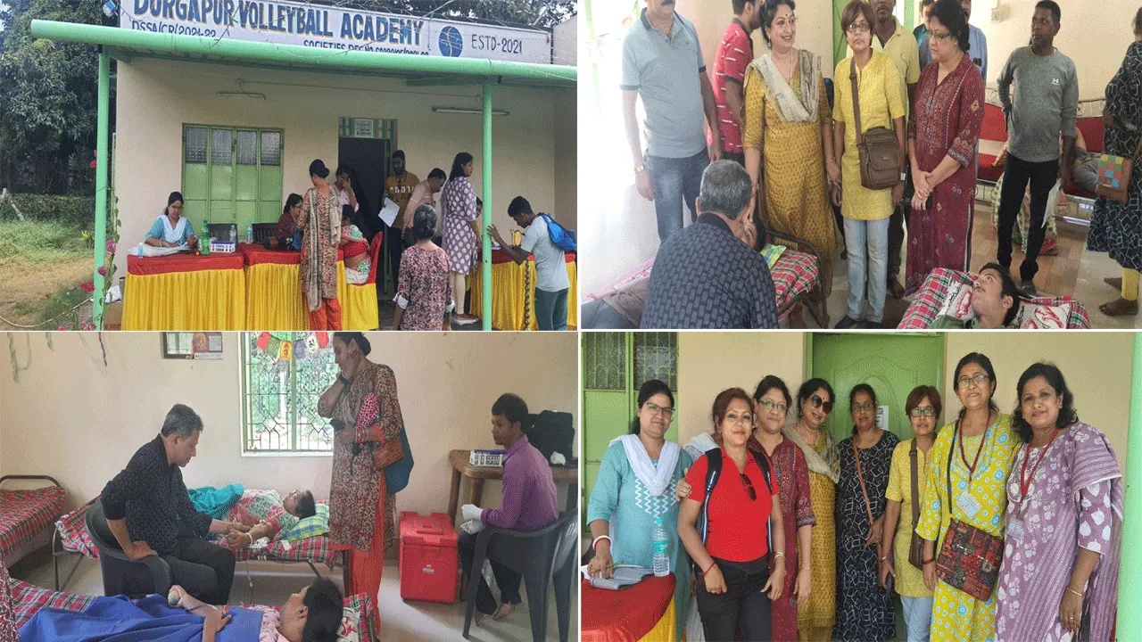 রক্তদান শিবিরের মাধ্যমে আন্তর্জাতিক শিশু দিবস ও ছট পূজা উদযাপন