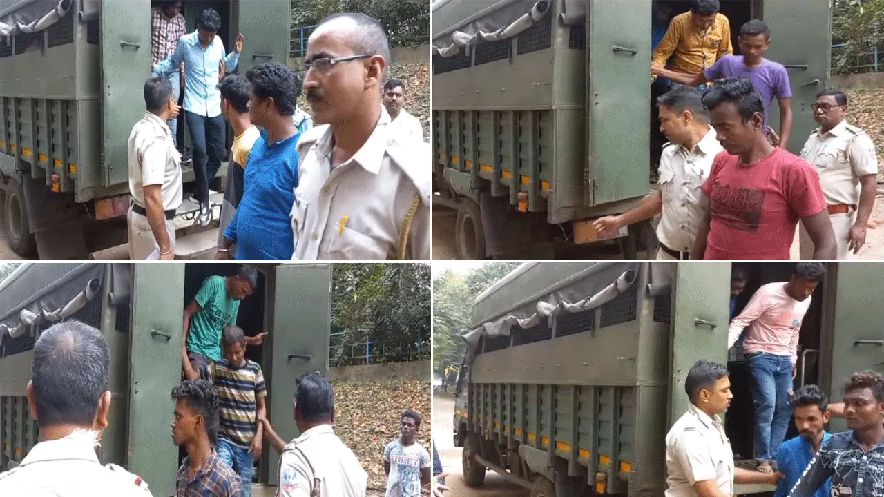 বাউড়ী সমাজের বিক্ষোভের দরুণ ধৃতদের আদালতে পেশ