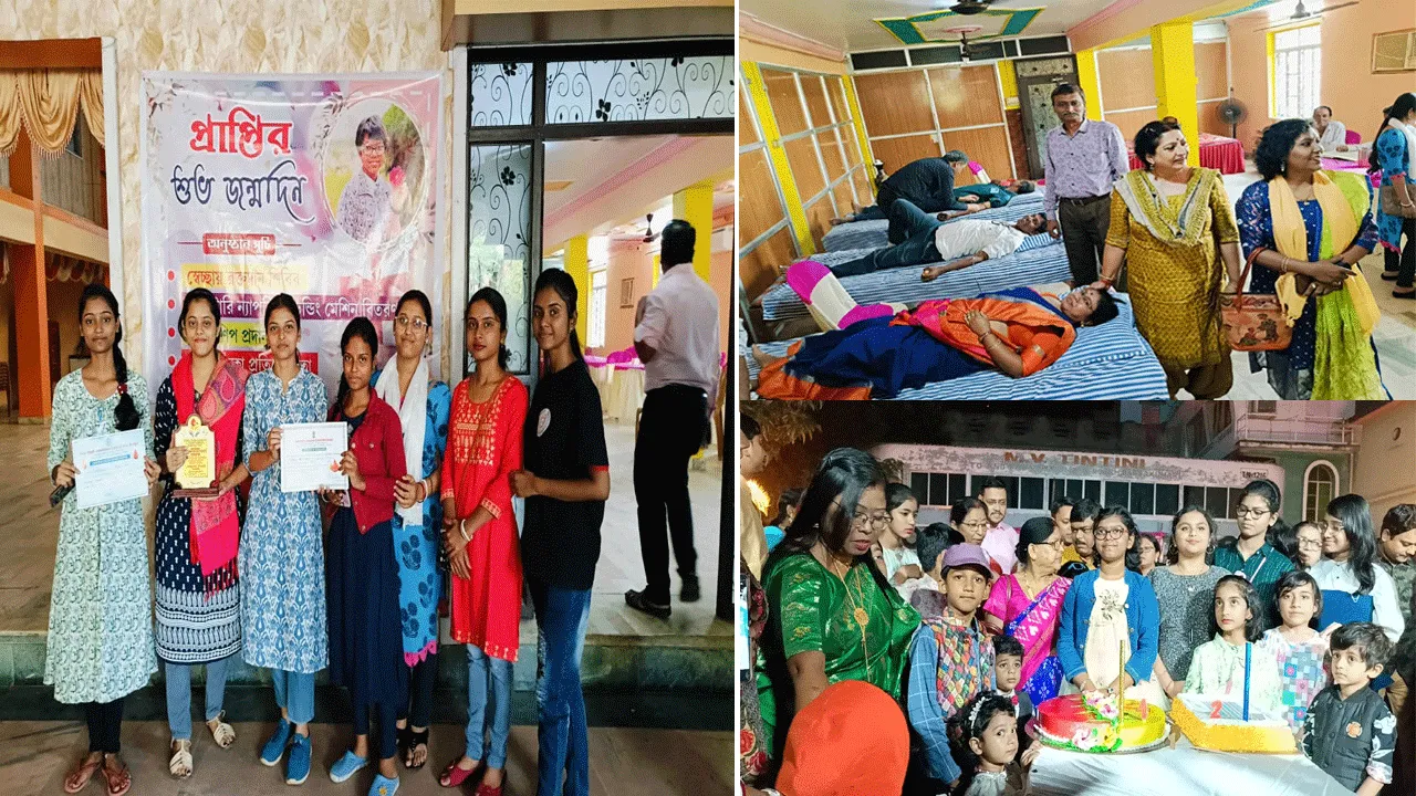 একমাত্র সন্তানের জন্মদিনে রক্তদান শিবিরের আয়োজন করল দুর্গাপুরের ডাক্তার দম্পতি