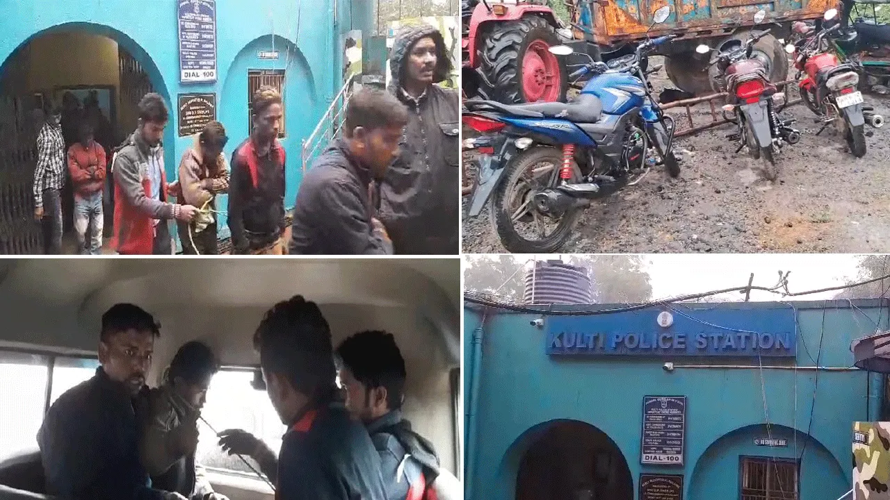 ডাকাতির আগেই ধাওয়া করে ডাকাত দলকে ধরল পুলিশ