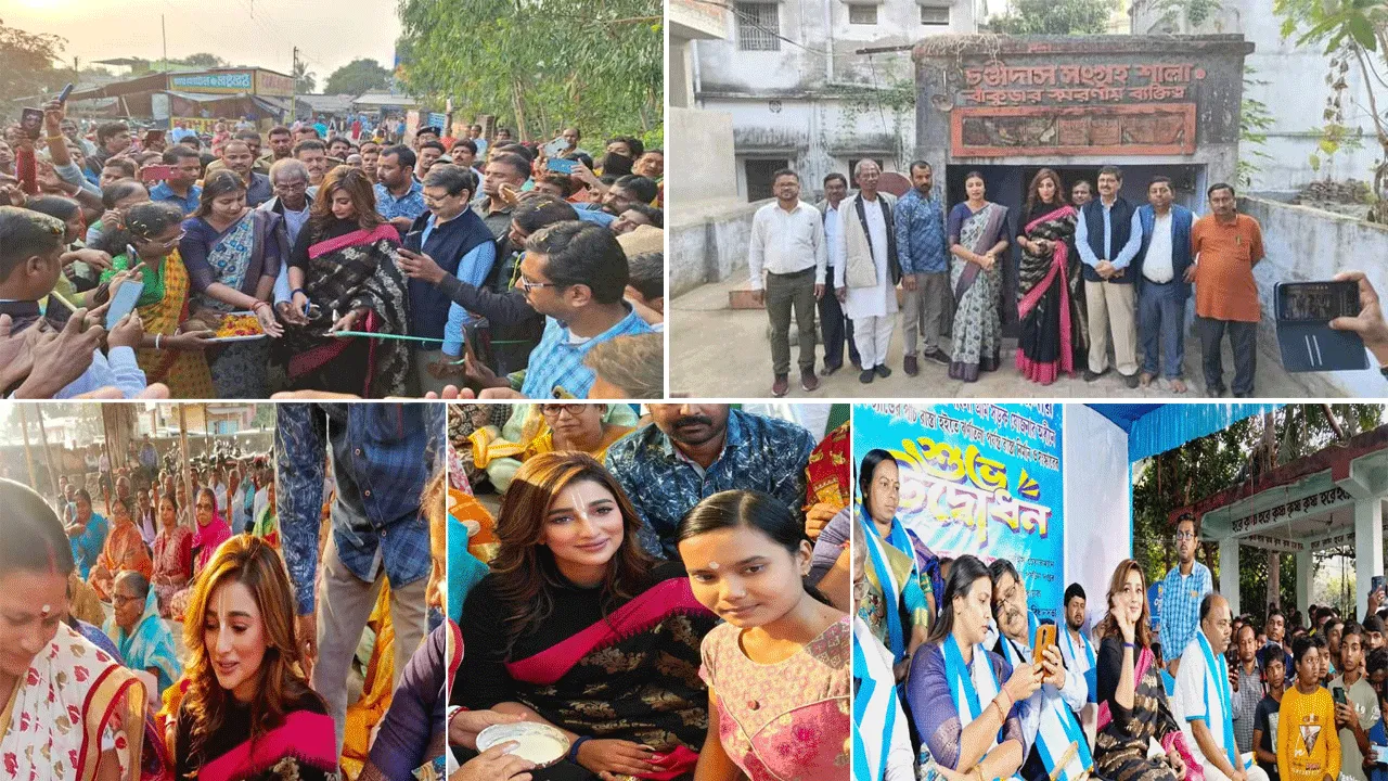 শুশুনিয়া পাহাড়ের পাদদেশে নতুন রাস্তা নির্মাণ কর্মসূচির শুভ উদ্বোধন করলেন সায়ন্তিকা বন্দ্যোপাধ্যায়