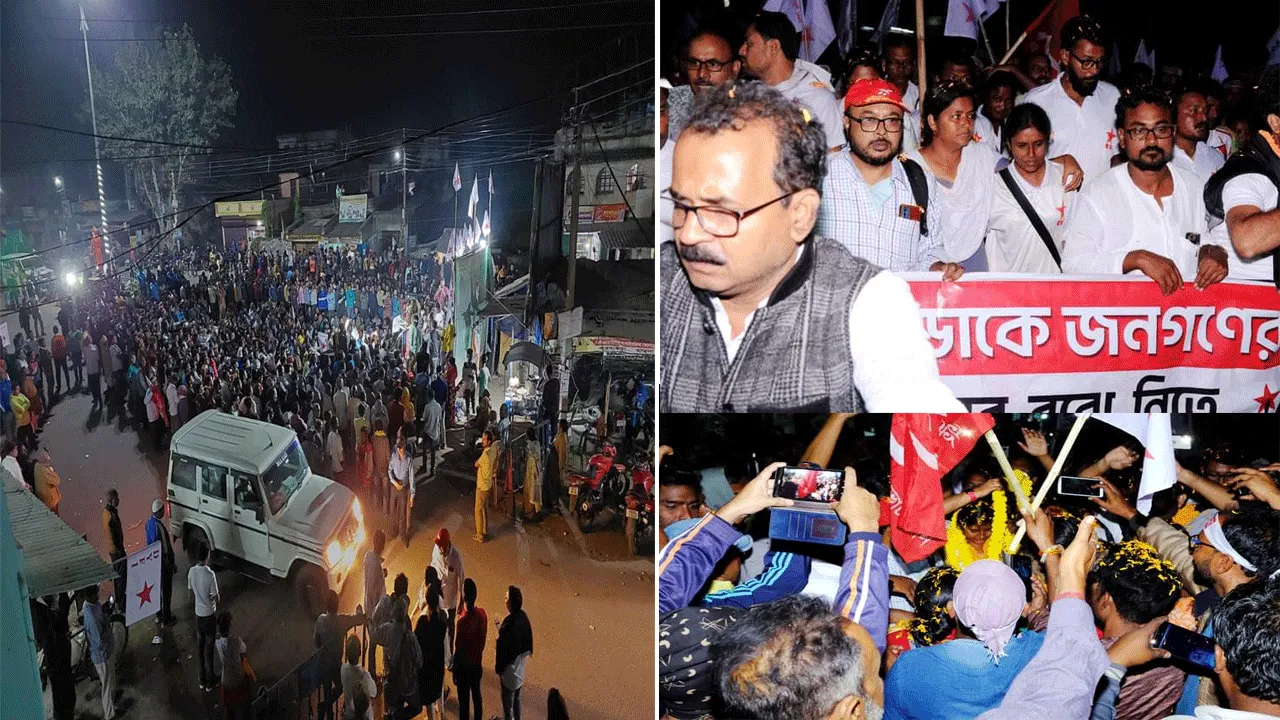 বাঁকুড়ায় পৌঁছল ডিওয়াইএফআই-এর ইনসাফ যাত্রা