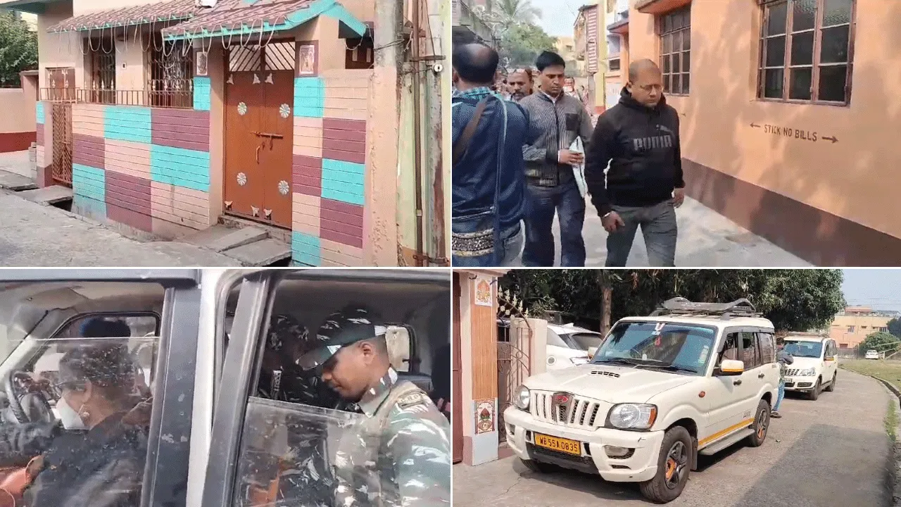 দুর্গাপুর ও বার্নপুরে লালা ঘনিষ্ঠর বাড়িতে সিবিআই হানা
