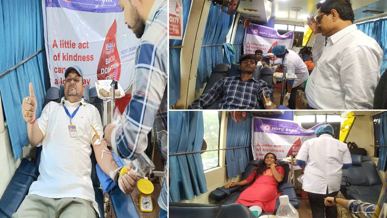স্বেচ্ছাসেবী সংস্থার উদ্যোগে স্বেচ্ছায় রক্তদান শিবির হলো গুসকরায়