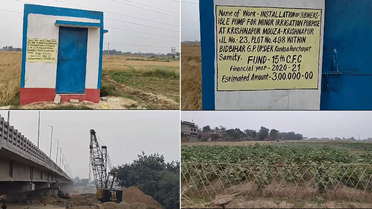 বিদ্যুৎহীন সরকারি সাবমার্সিবল,ধুঁকছে সবজি চাষ