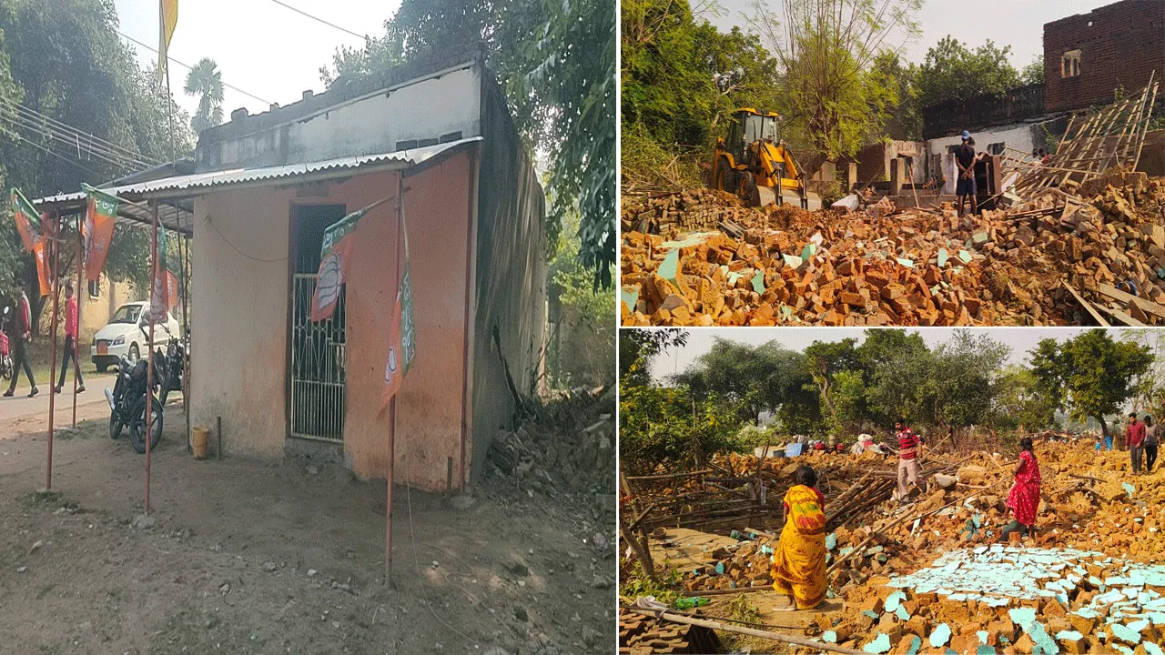 রেলের অবৈধ নির্মাণ উচ্ছেদ অভিযানে ভাঙা হলোনা বিজেপির কার্যালয়, বিতর্ক