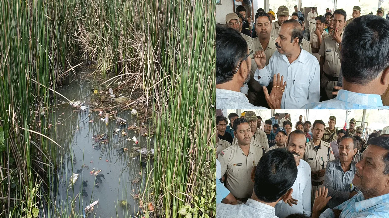 চাষযোগ্য জমিতে কয়লাখনির জলে জলাভূমিতে পরিণত