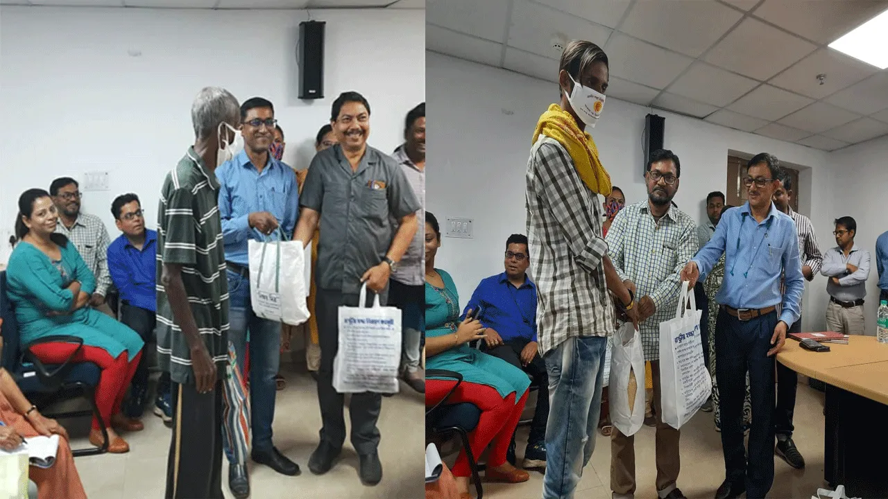 অভিনব উদ্যাগঃ বেতনের টাকা ৫৫ জন যক্ষা রোগীকে খাবার