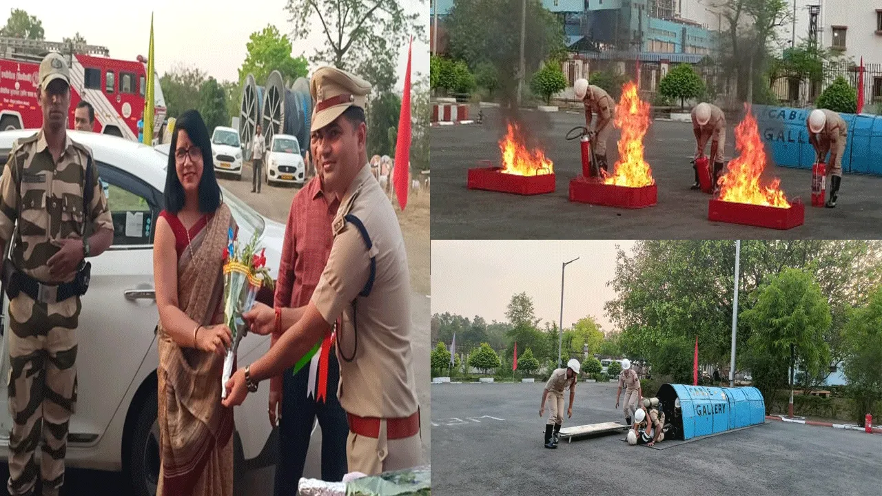 মেজিয়া তাপবিদ্যুৎ কেন্দ্রে জাতীয় অগ্নি নির্বাপন সেবা সপ্তাহ
