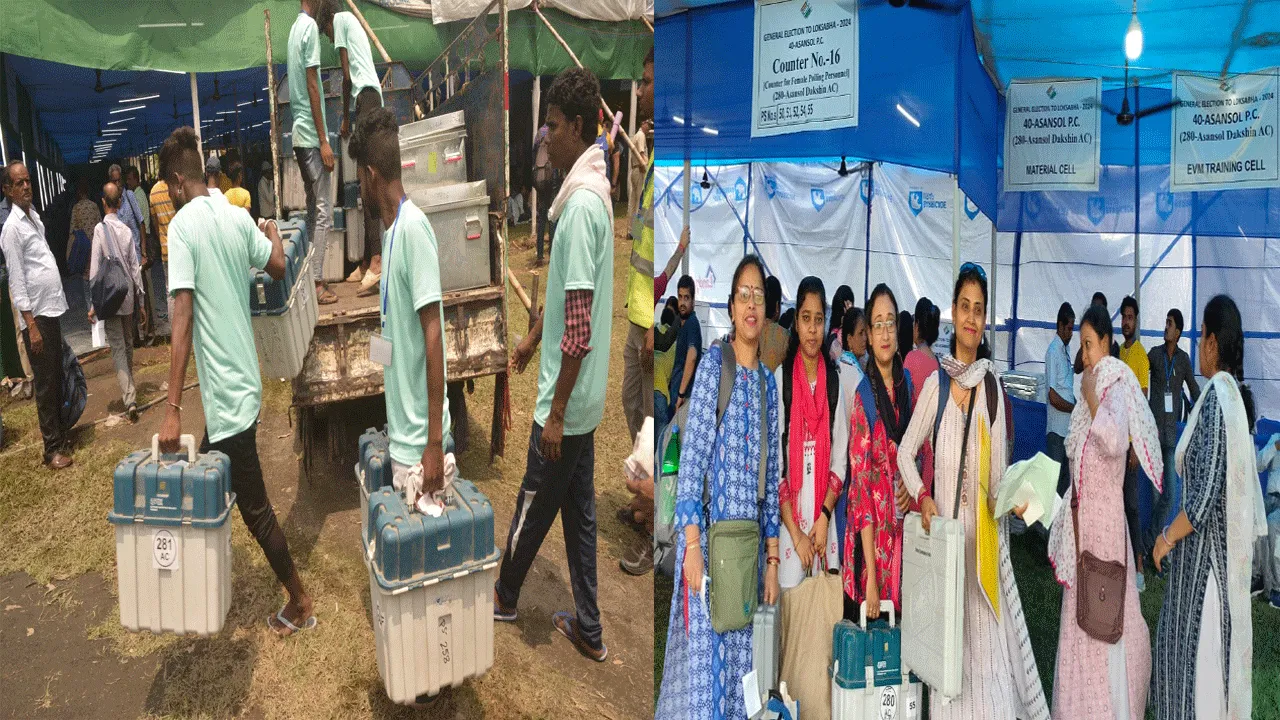 পশ্চিম বর্ধমান জেলায় ৯ টি বিধানসভায় ২৪টি মডেল পোলিং স্টেশন