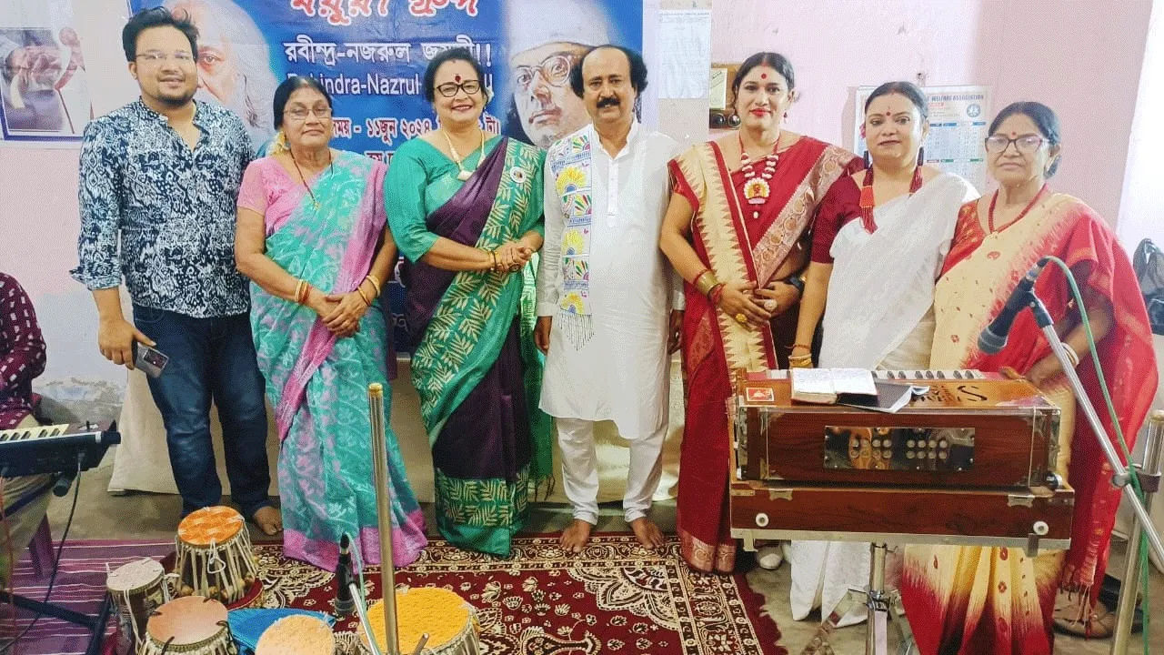 দুর্গাপুরে আয়োজিত হলো রবীন্দ্র-নজরুল সন্ধ্যা