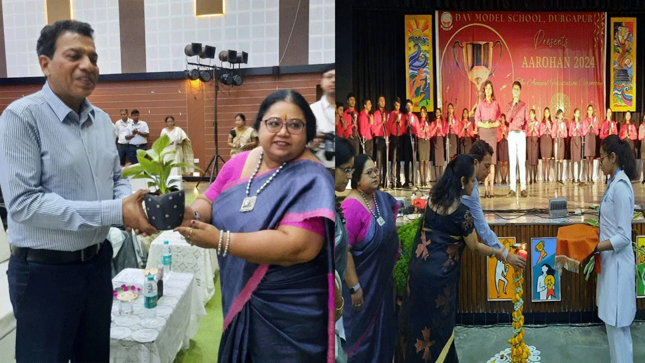 ডিএভি মডেল স্কুলে কৃতী পড়ুয়াদের সংবর্ধনা