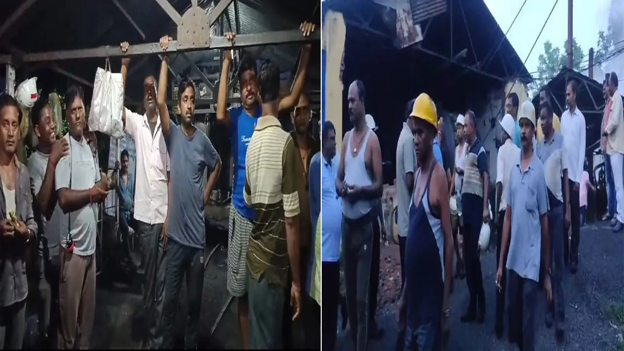 ডুলি বিকল, খনিগর্ভে আটকে রইলেন শ্রমিকরা