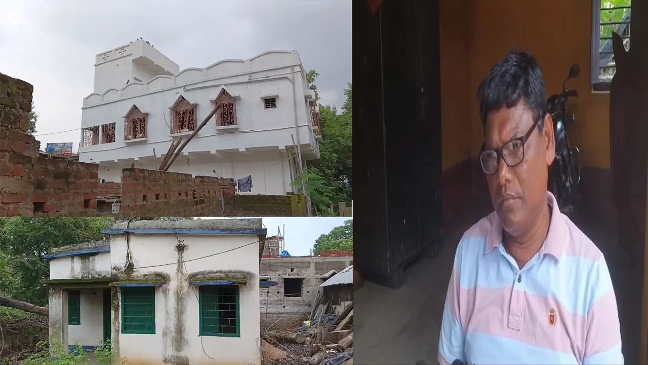 বন দফতরের কোয়ার্টার গুঁড়িয়ে বাড়ি তৈরির অভিযোগ