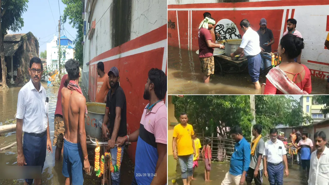 কুনুরের বন্যায় দুর্গতদের পাশে গুসকরা পুরসভা