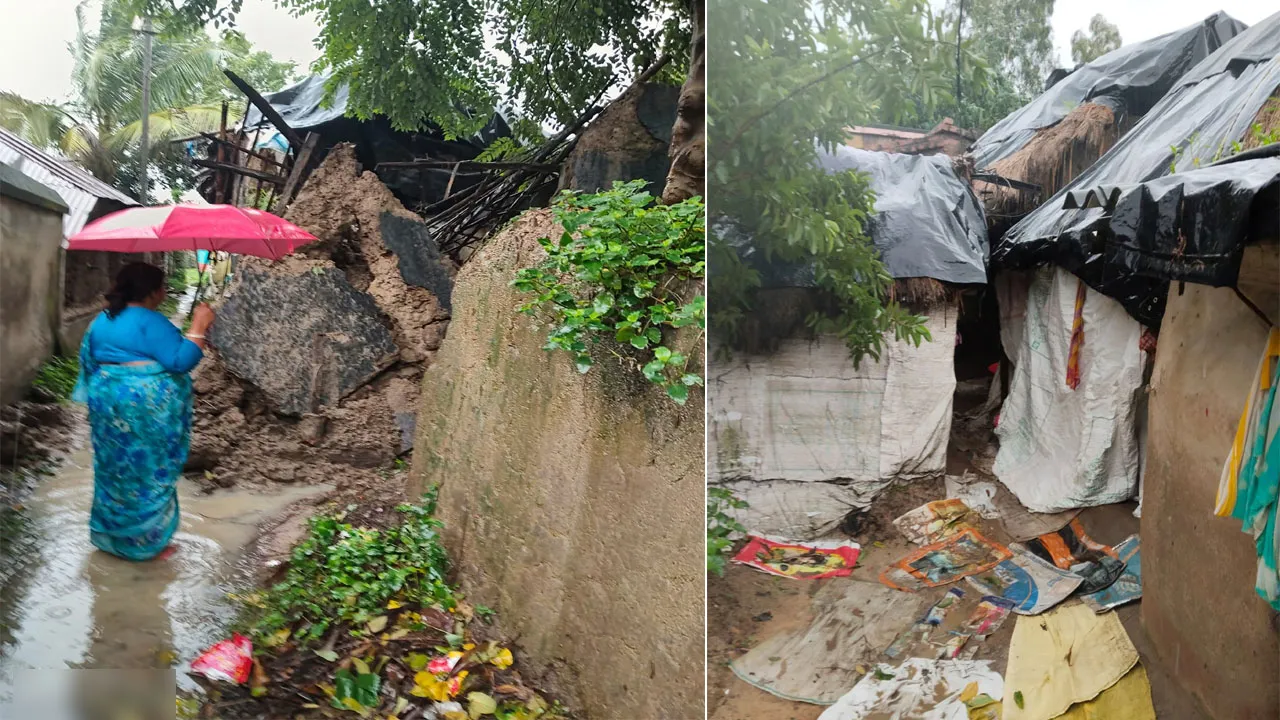 একটানা বৃষ্টি – বিপর্যস্ত এলাকাবাসী