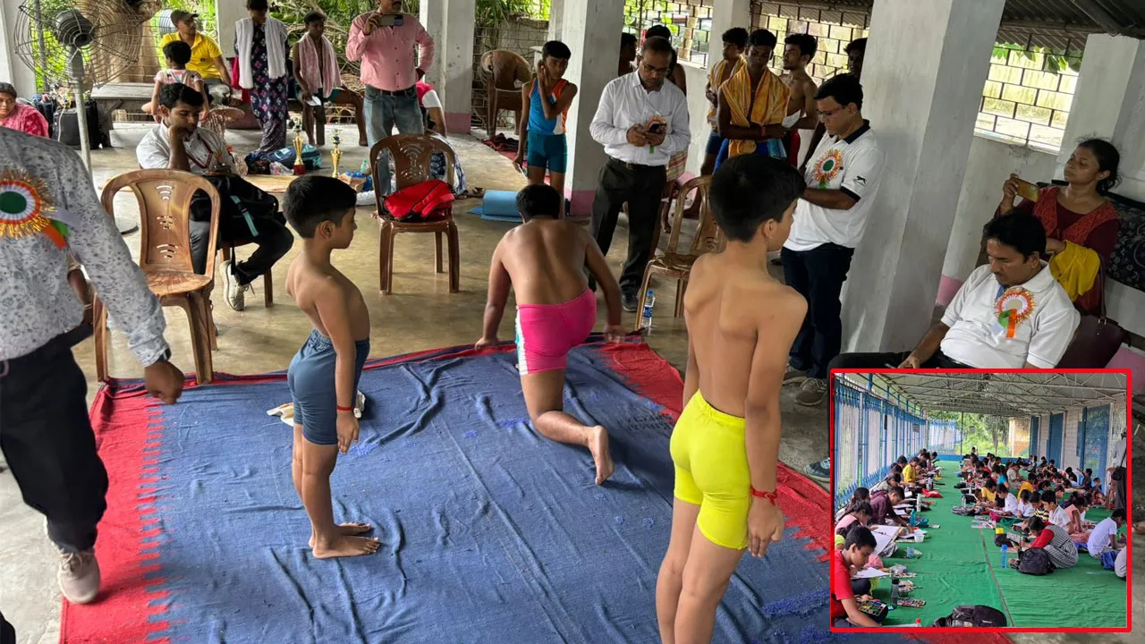 অনুষ্ঠিত হলো সারাবাংলা যোগা ও অঙ্কন প্রতিযোগিতা