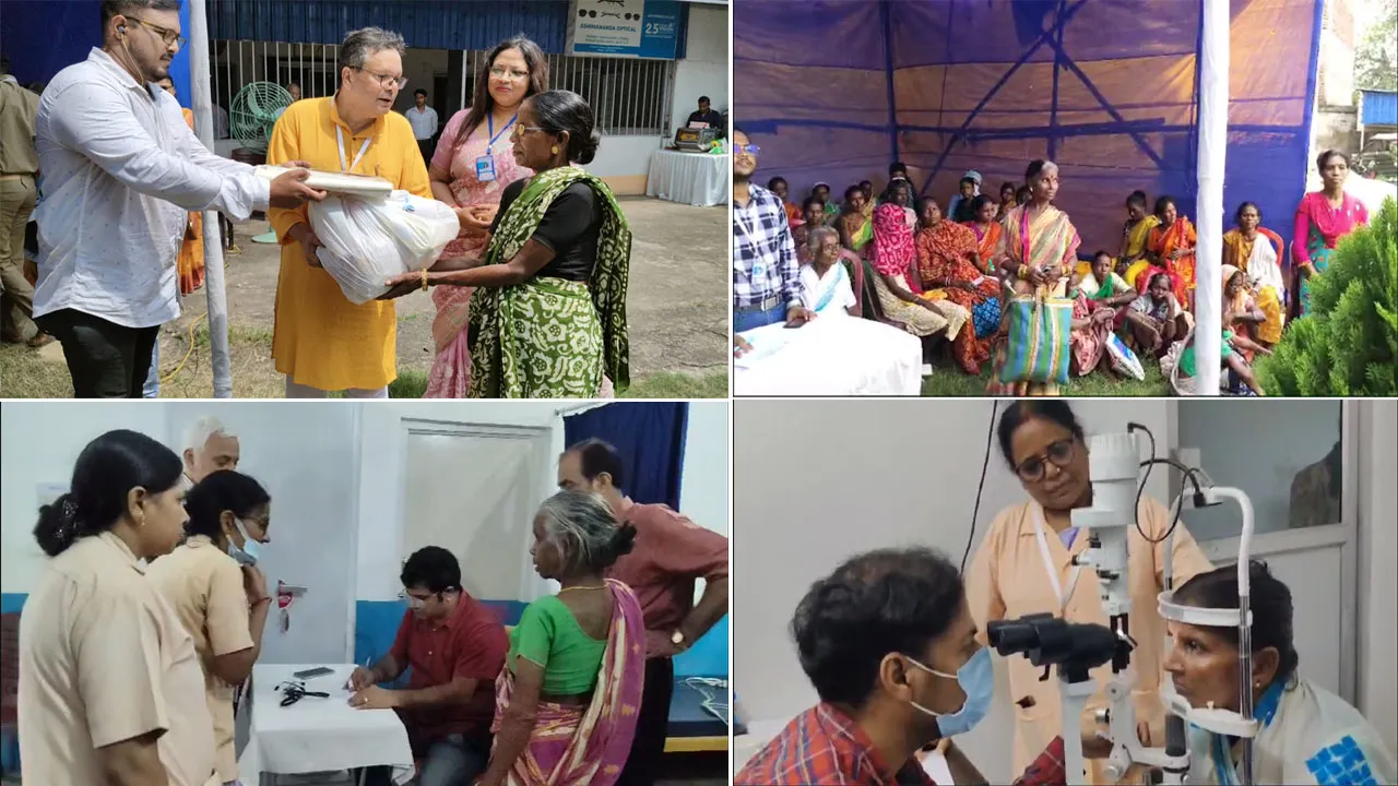 প্রতি মাসে বিনামূল্যে চিকিৎসা এবং খাদ্য সামগ্রী বিতরণের অঙ্গীকার