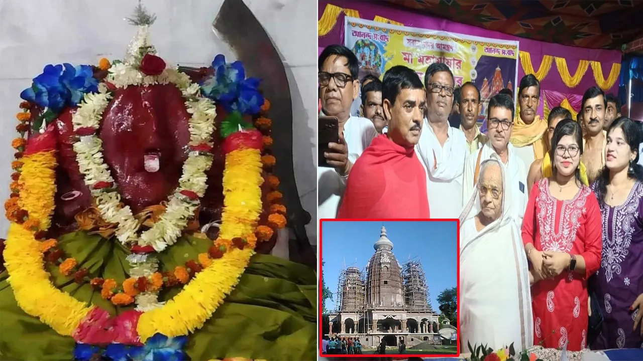 মন্দির নির্মাণে অর্থ সাহায্য করলেন বিশিষ্ট ব্যবসায়ী