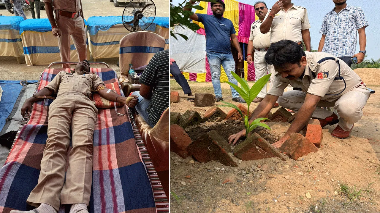 গ্রামরক্ষী বাহিনীর উদ্যোগে রক্তদান শিবির হলো ছোড়া পুলিশ ফাঁড়িতে