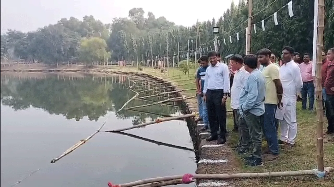 কুমার মঙ্গলম পার্কে ছট ঘাট পরিদর্শন জেলাশাসকের