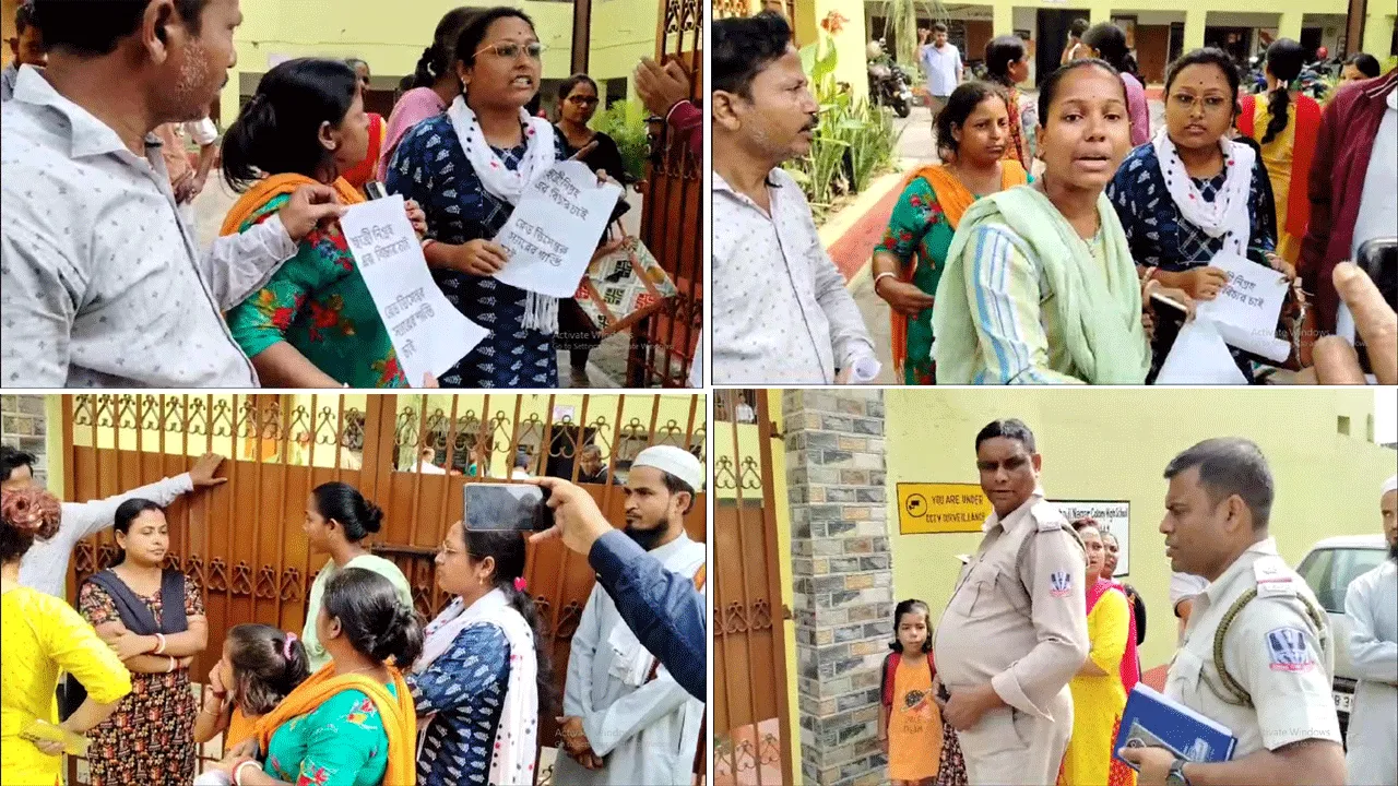 দুর্গাপুরে সরকারি বিদ্যালয়ে ছাত্রীদের শ্লীলতাহানির অভিযোগ, বিক্ষোভ