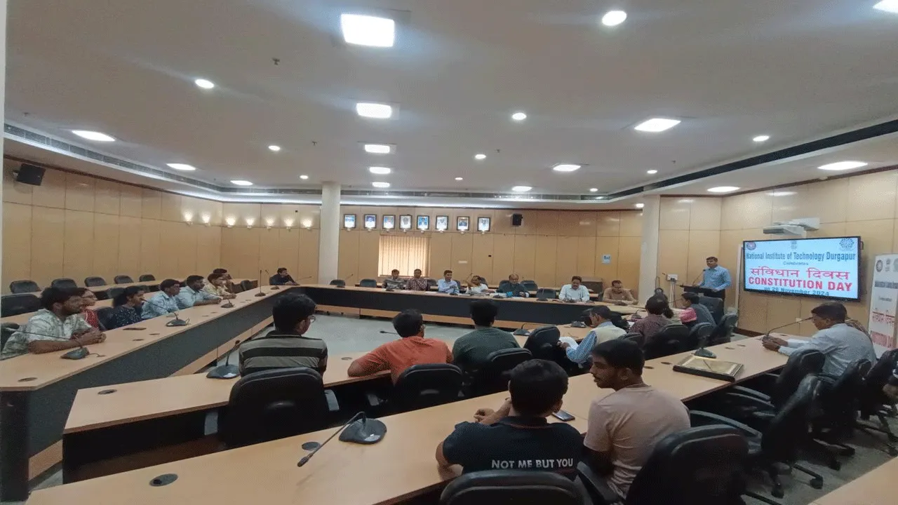 এনআইটি দুর্গাপুরে পালিত হল সংবিধান দিবস