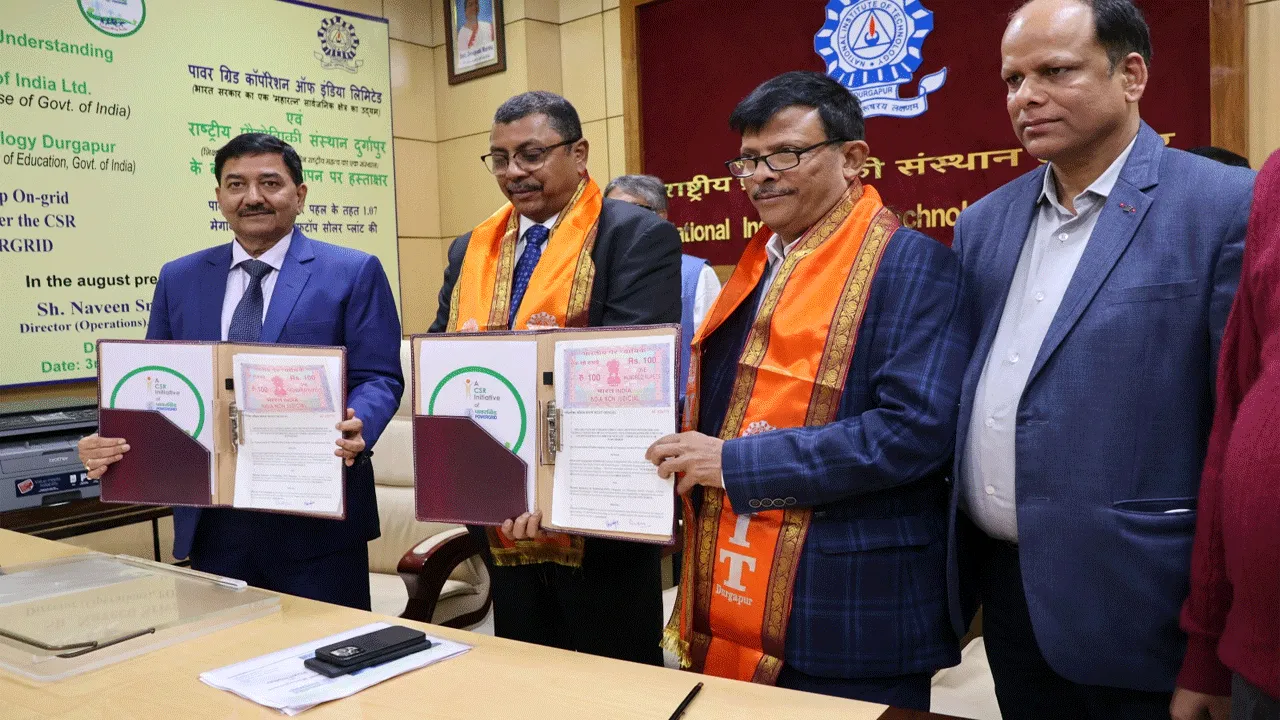 দুর্গাপুর এআইটিতে পাওয়ারগ্রিডের প্রায় ৬কোটি টাকার প্রকল্প