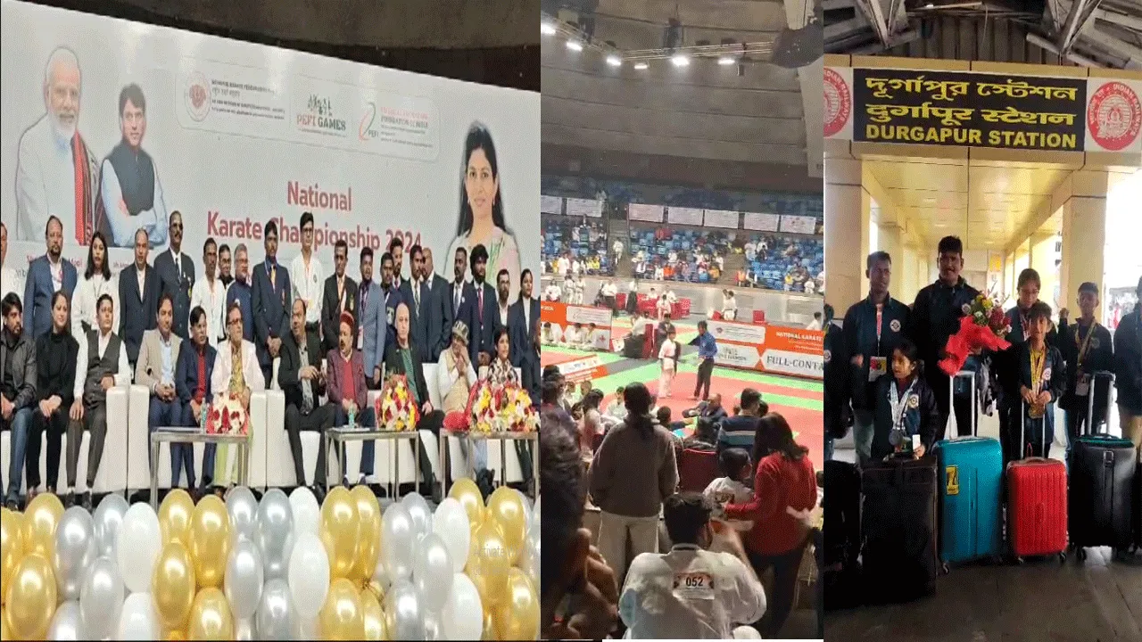 জাতীয় ক্যারাটে চ্যাম্পিয়নশিপে বড়সড় সাফল্য দুর্গাপুরের
